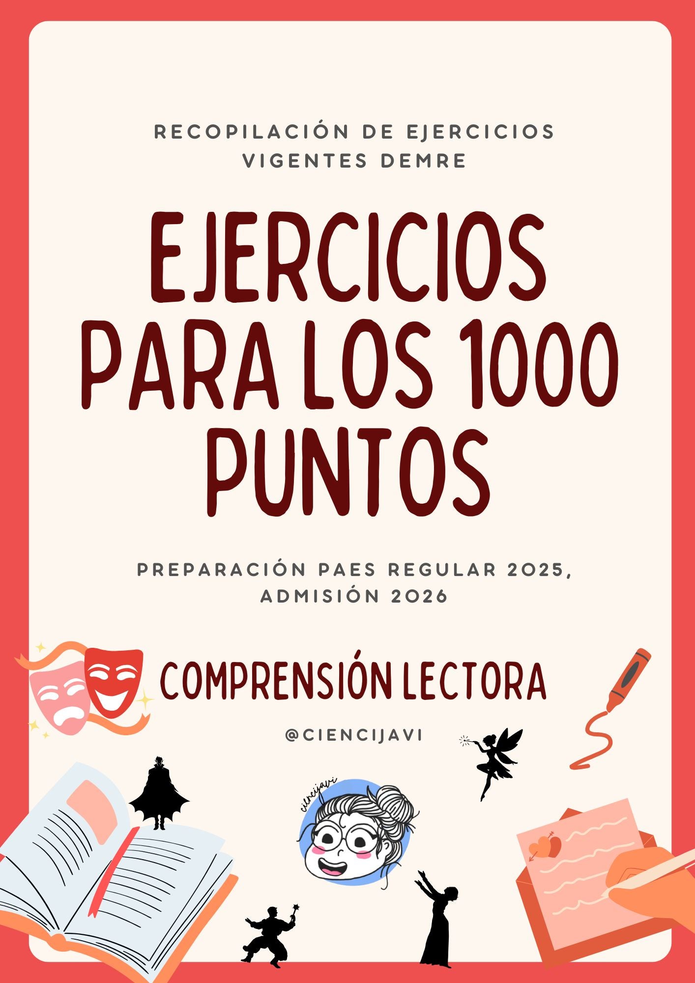 Libro PDF Comprensión Lectora: Ejercicios Para los 1000 Puntos