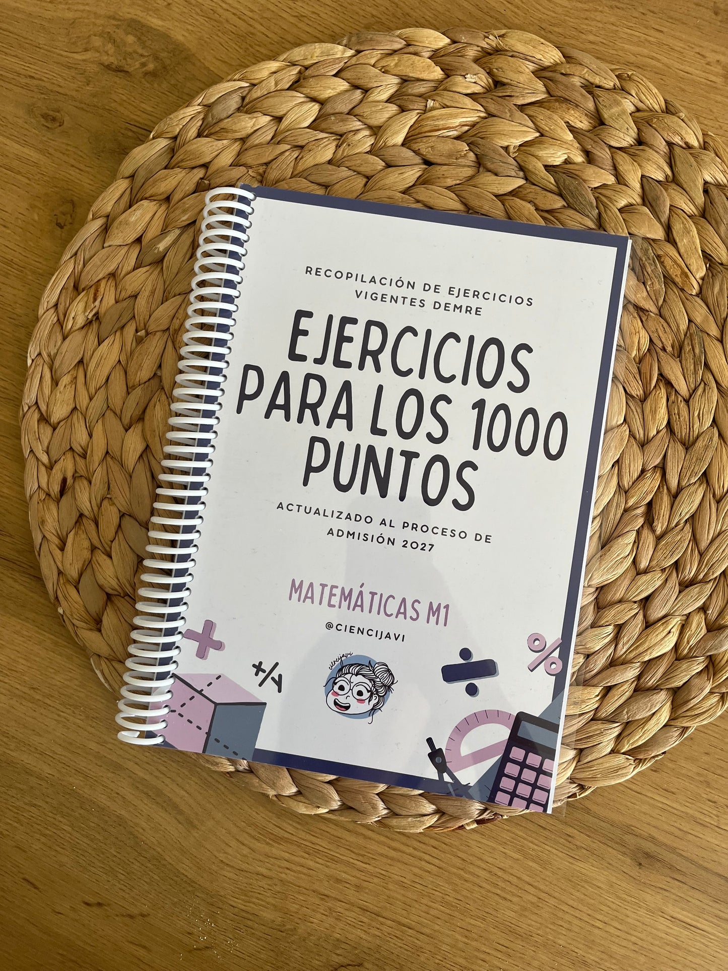 Libro Físico Ejercicios para los 1000 puntos: Matemáticas M1
